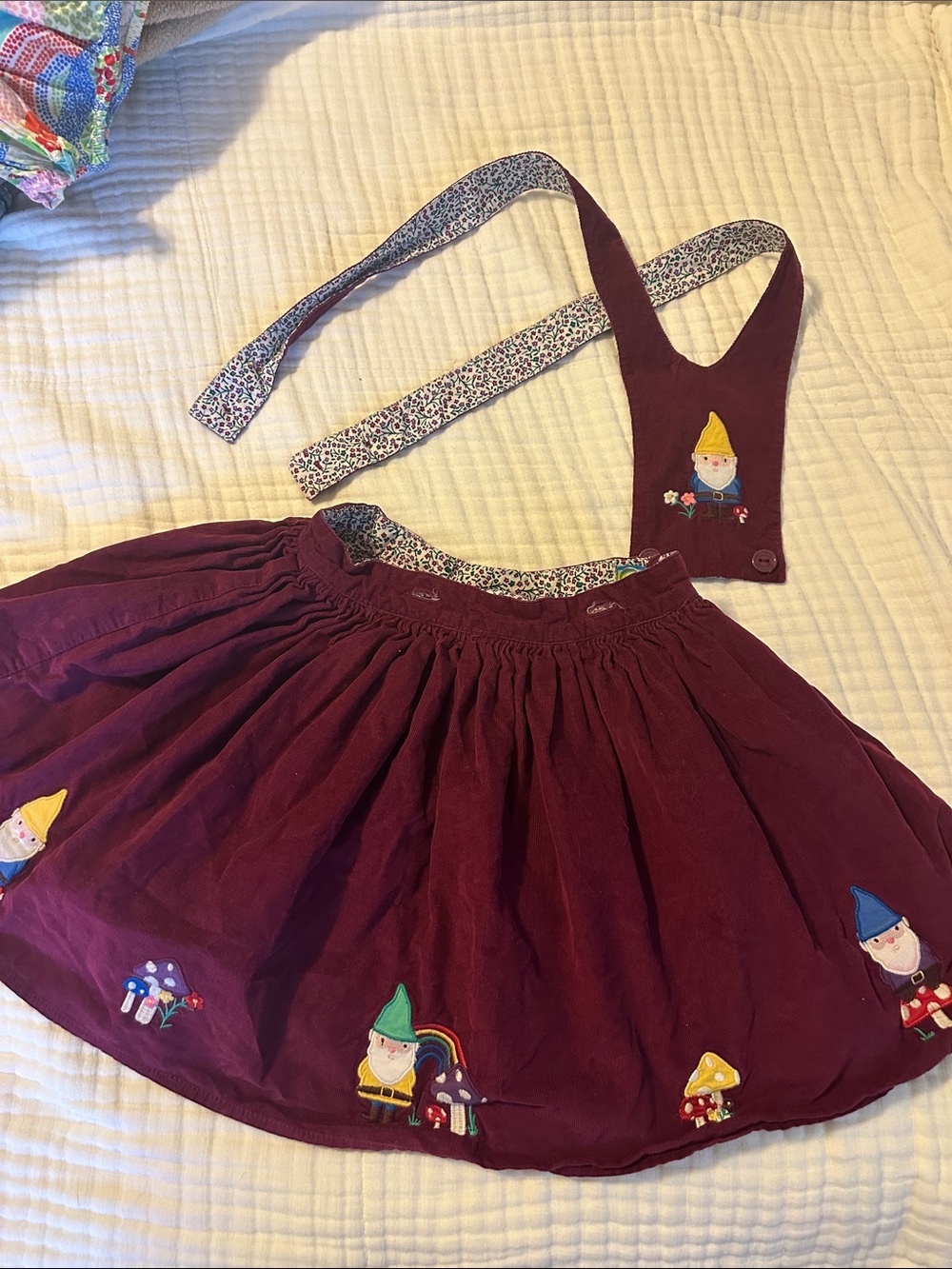 Fine cord RARE girl LITTLE BIRD BY JOOLS OLIVER jumper. Lined. Runs large 5/6